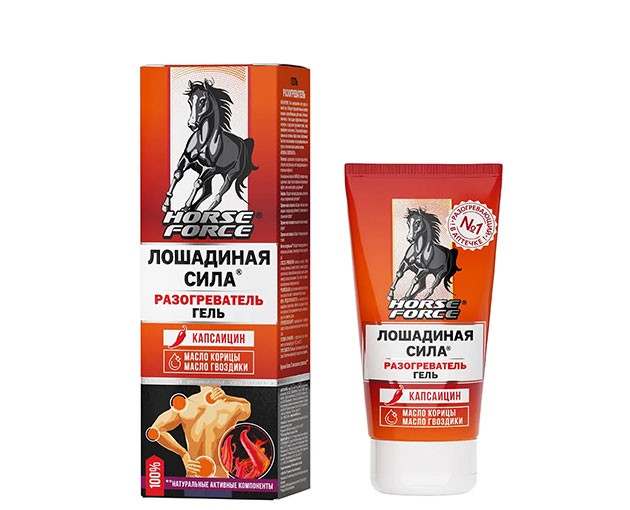 ცხენის ძალა გელის გამათბობელი 125 მლ